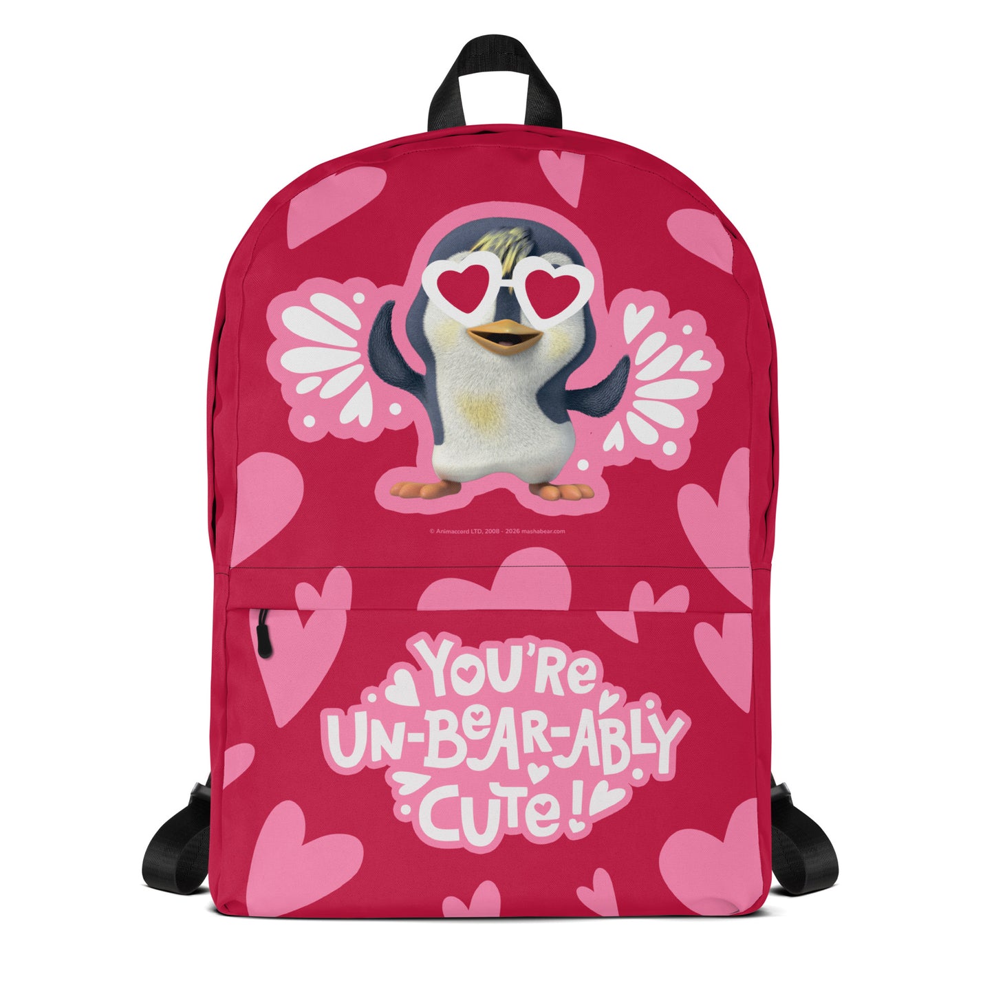 Masha and the Bear Friends Love Day Backpack Default Title CUT-SEW