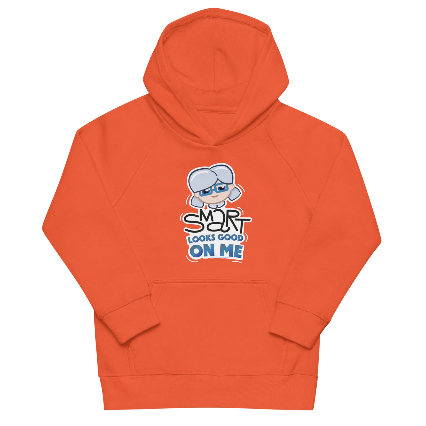 Masha and the Bear Friends: Emoji Kids eco hoodie Burnt Orange T-SHIRT