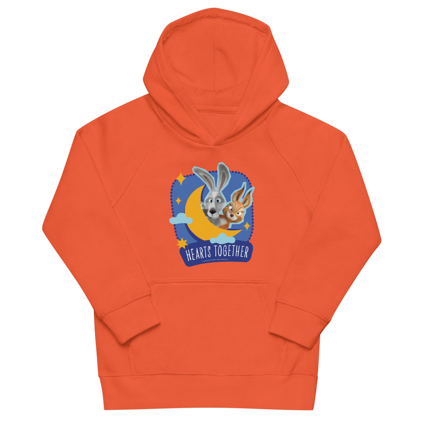 Masha and the Bear Friends Ramadan Kids eco hoodie Burnt Orange T-SHIRT