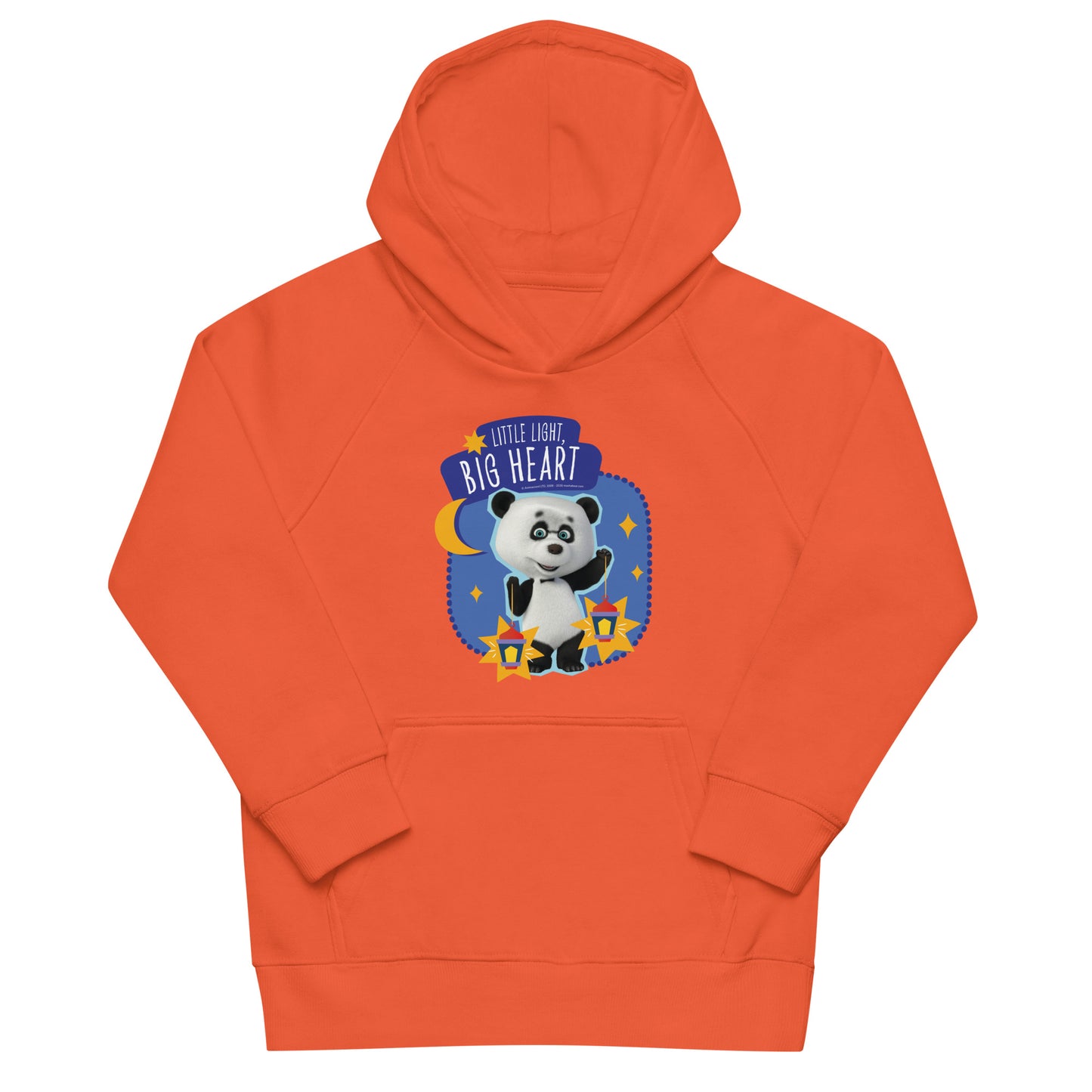 Masha and the Bear Friends Ramadan Kids eco hoodie Burnt Orange T-SHIRT
