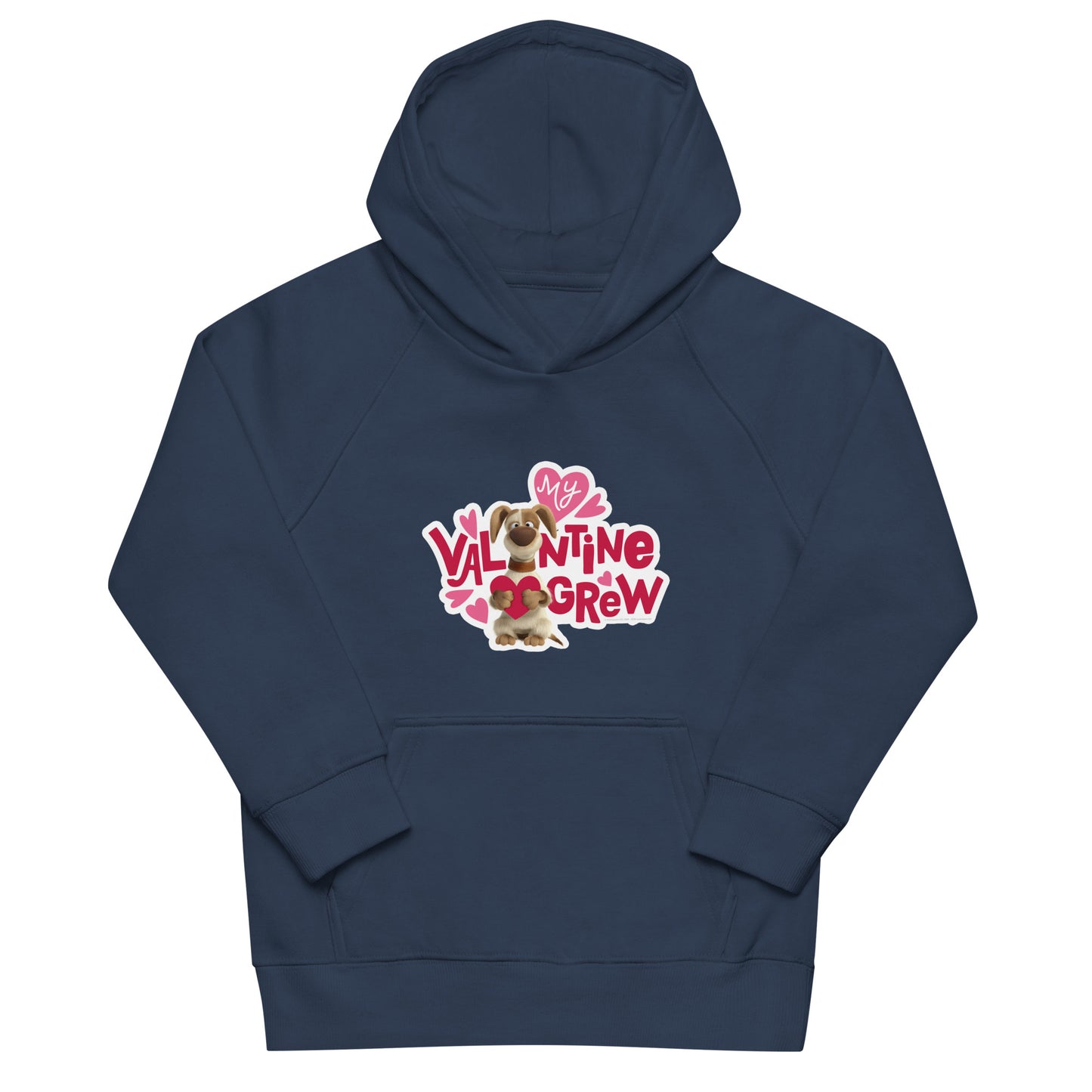 Masha and the Bear Friends Love Day Kids eco hoodie French Navy T-SHIRT
