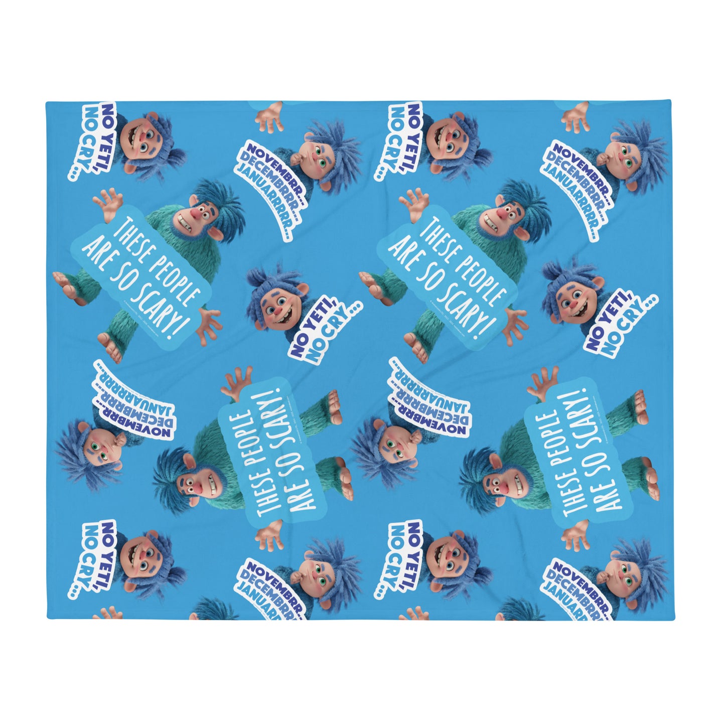 Masha and the Bear Friends Throw Blanket 50″×60″ SUBLIMATION