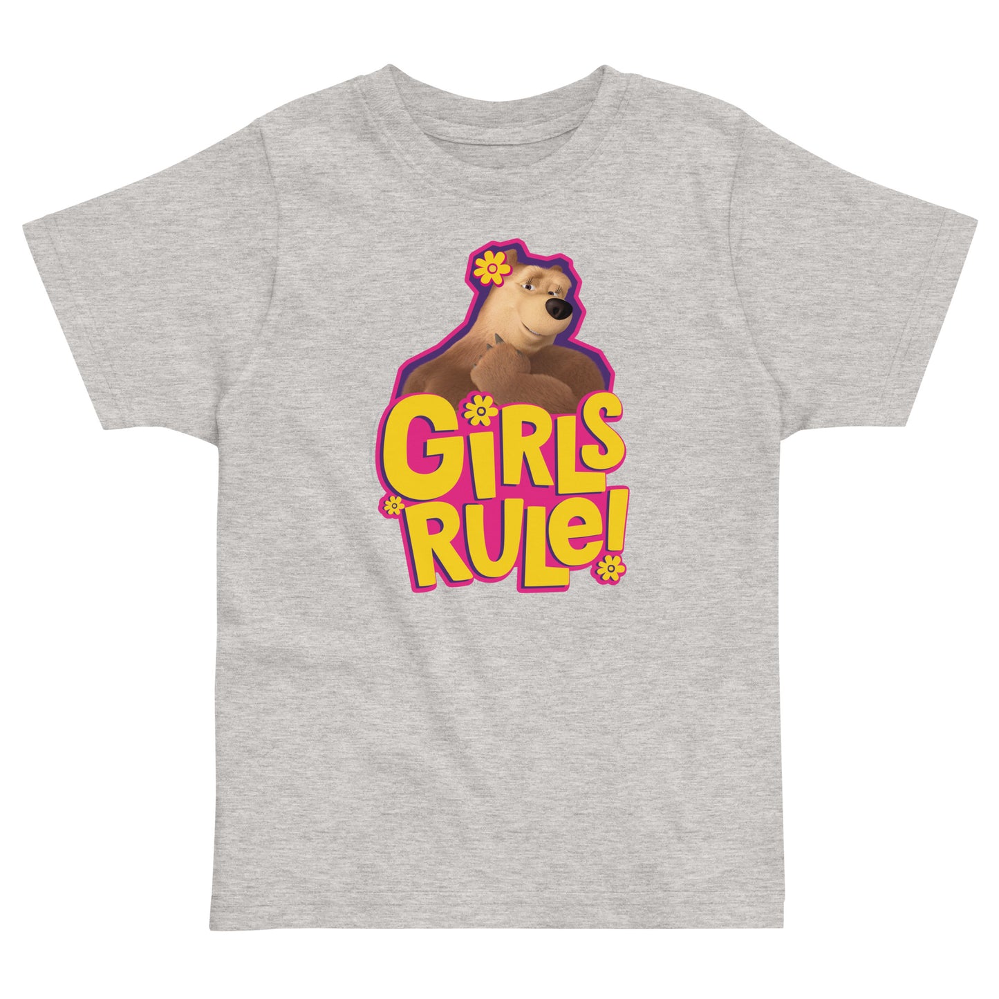 Masha and the Bear Friends For Her Toddler jersey t-shirt Heather T-SHIRT