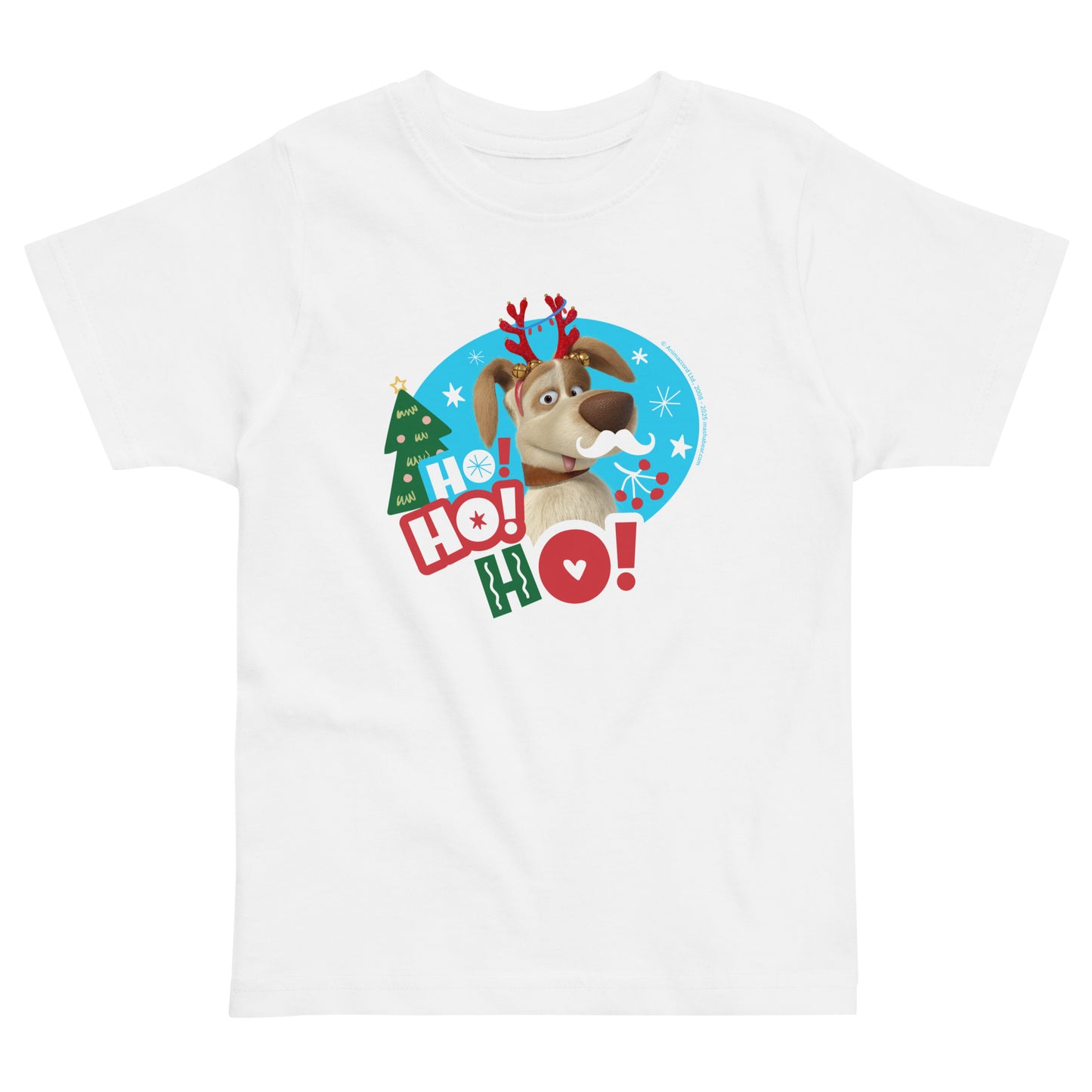Masha and the Bear Friends Christmas Toddler jersey t-shirt White T-SHIRT