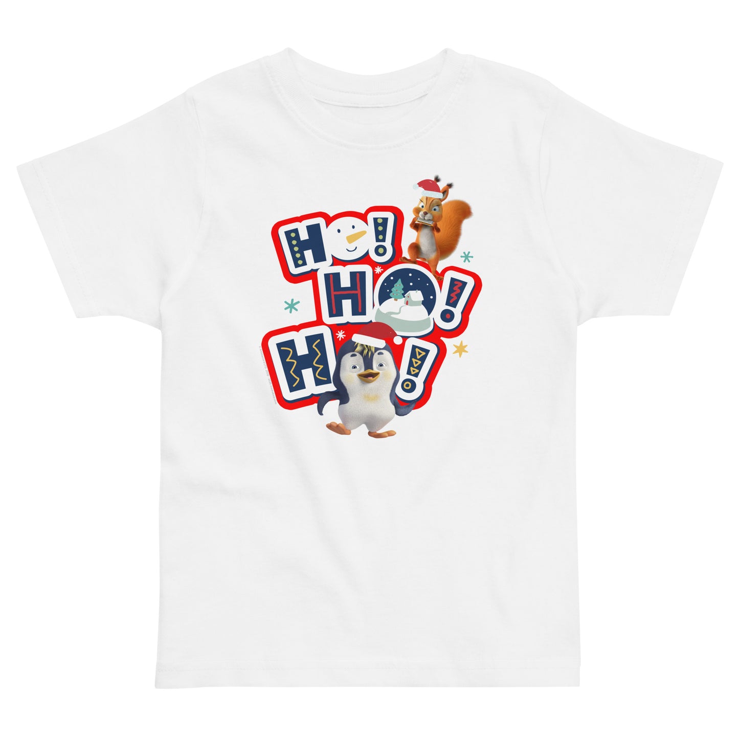 Masha and the Bear Friends Christmas Toddler Jersey T-shirt White T-SHIRT