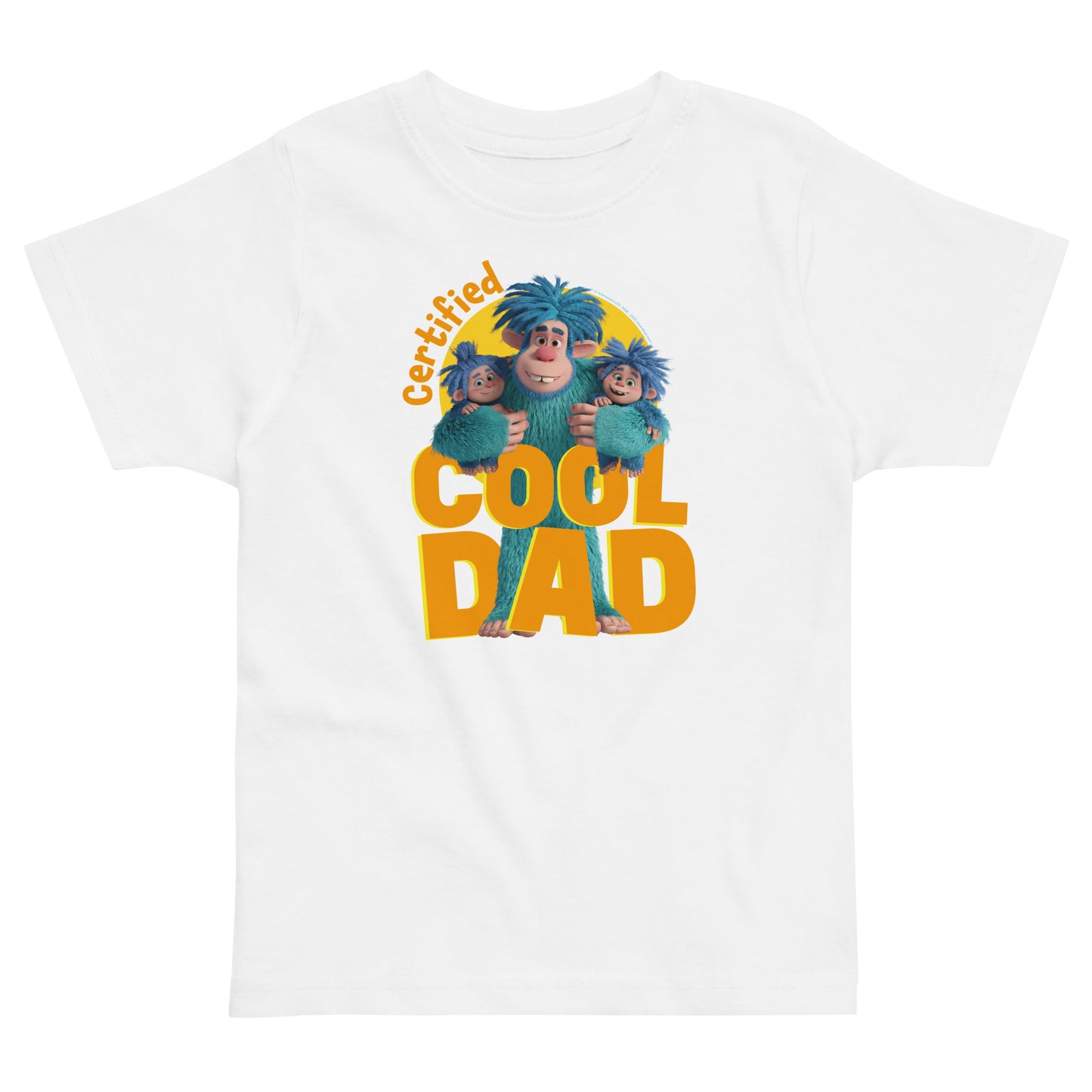 Masha and the Bear Friends Cool Dad Toddler Jersey T-shirt White T-SHIRT