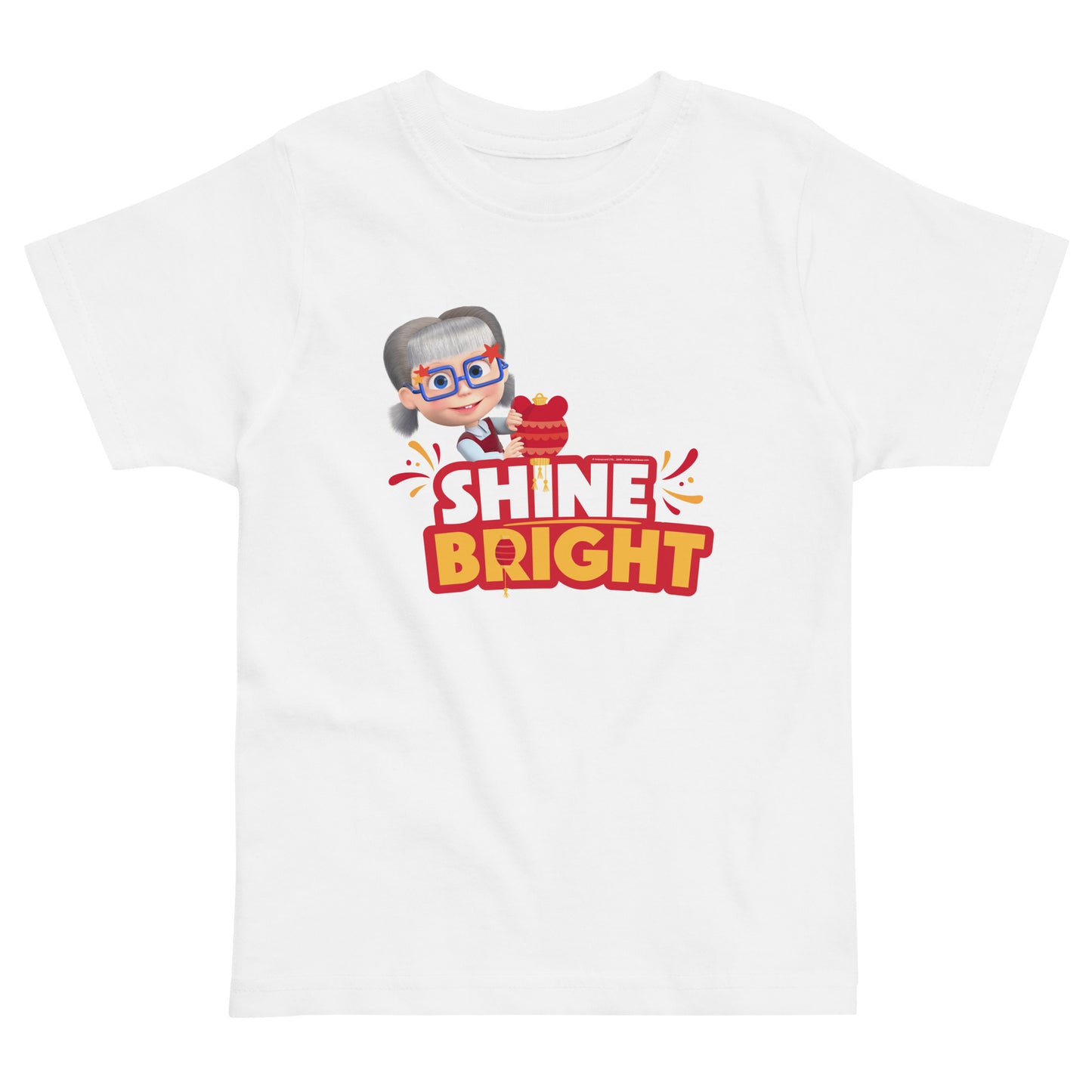 Masha and the Bear Friends Lunar Horse Toddler jersey t-shirt White T-SHIRT