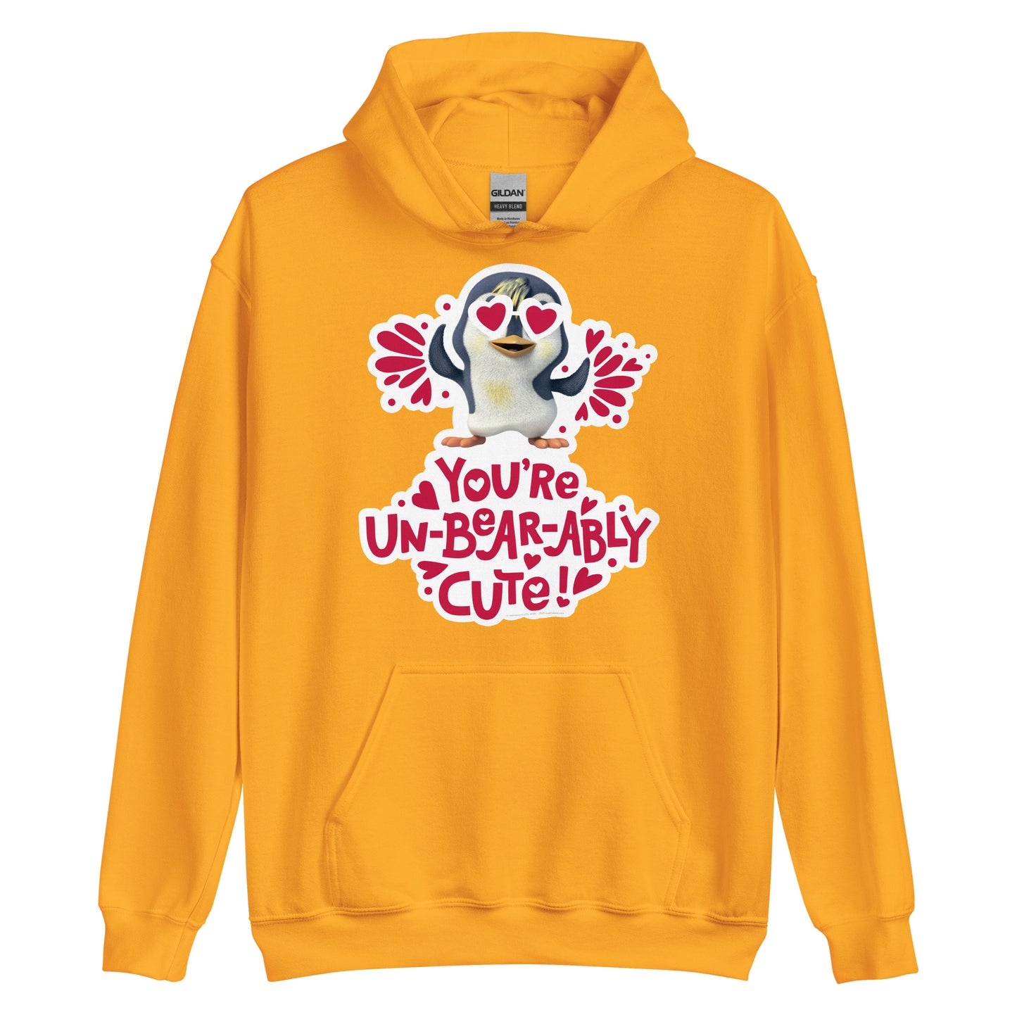 Masha and the Bear Unbearably Unisex Hoodie Gold T-SHIRT