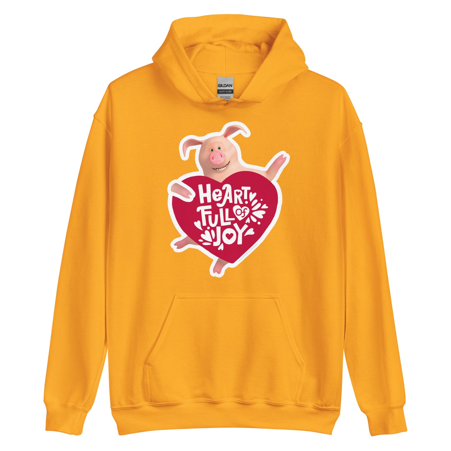 Masha and the Bear Friends Full Of Joy Unisex Hoodie Gold T-SHIRT
