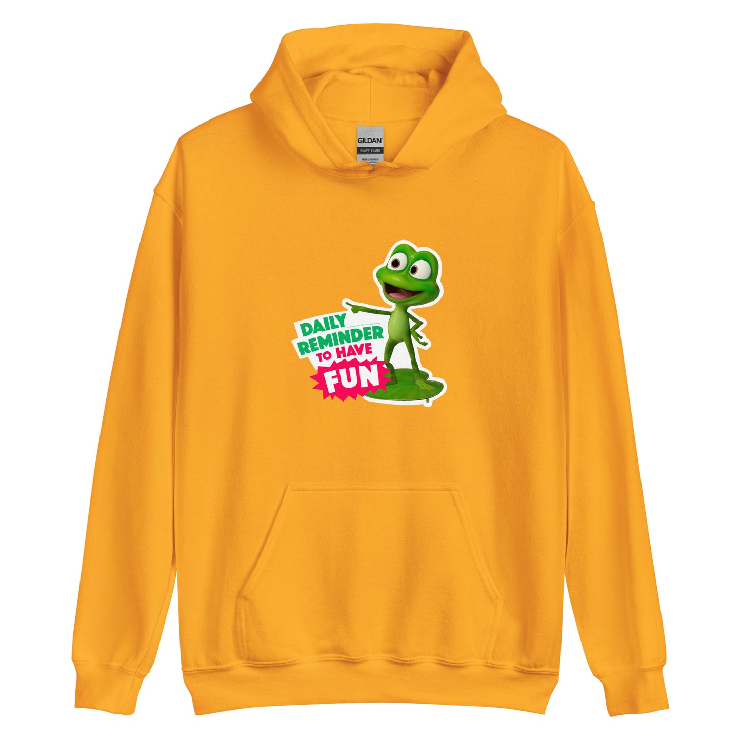 Masha and the Bear Friends Daily Reminder Unisex Hoodie Gold T-SHIRT