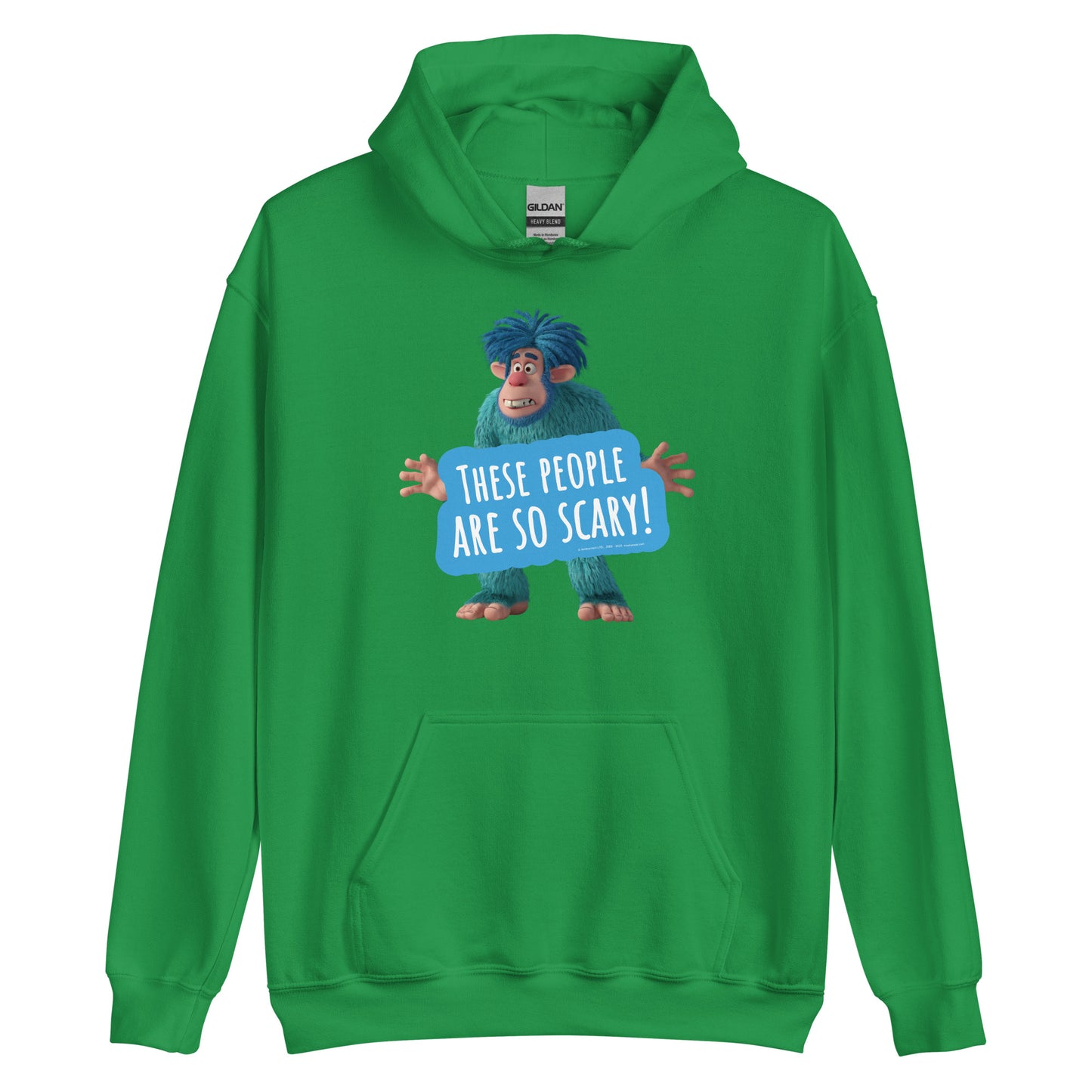Masha and the Bear Friends Scary People Unisex Hoodie Irish Green T-SHIRT