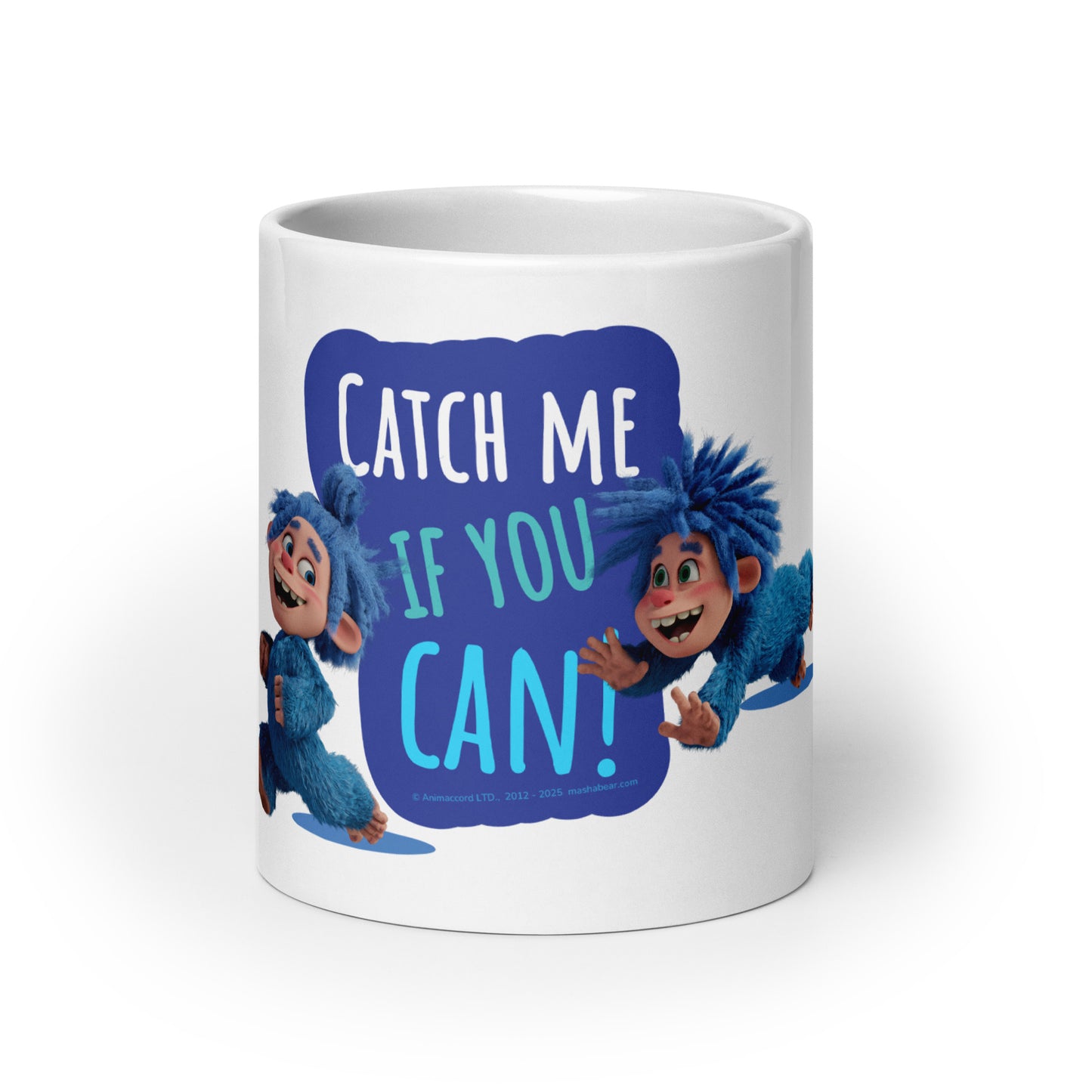 Masha and the Bear Friends White glossy mug Default Title MUG