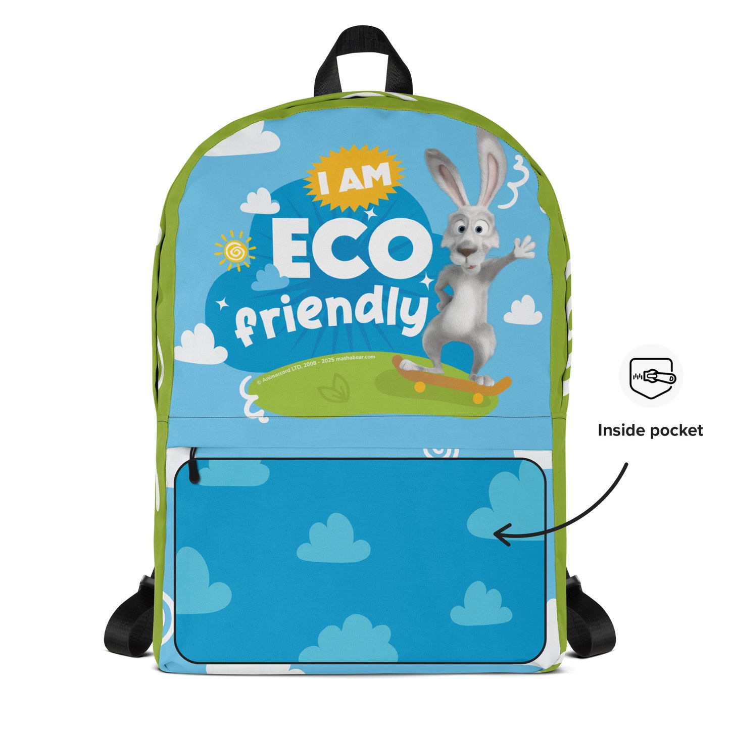 Masha and the Bear Friends Go Green! Backpack CUT-SEW