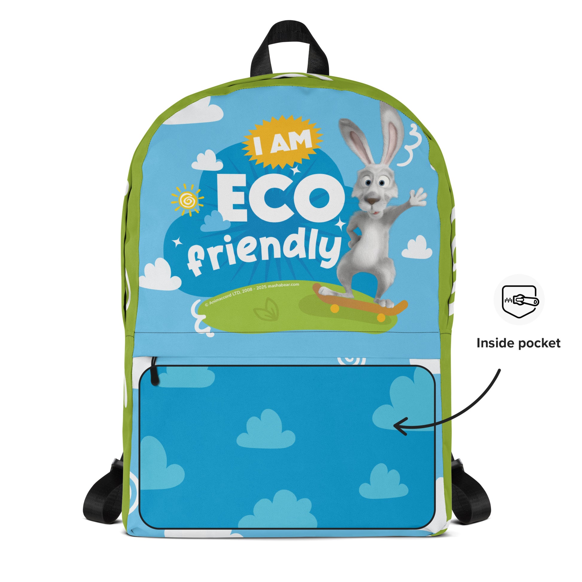 Masha and the Bear Friends Go Green! Backpack CUT-SEW