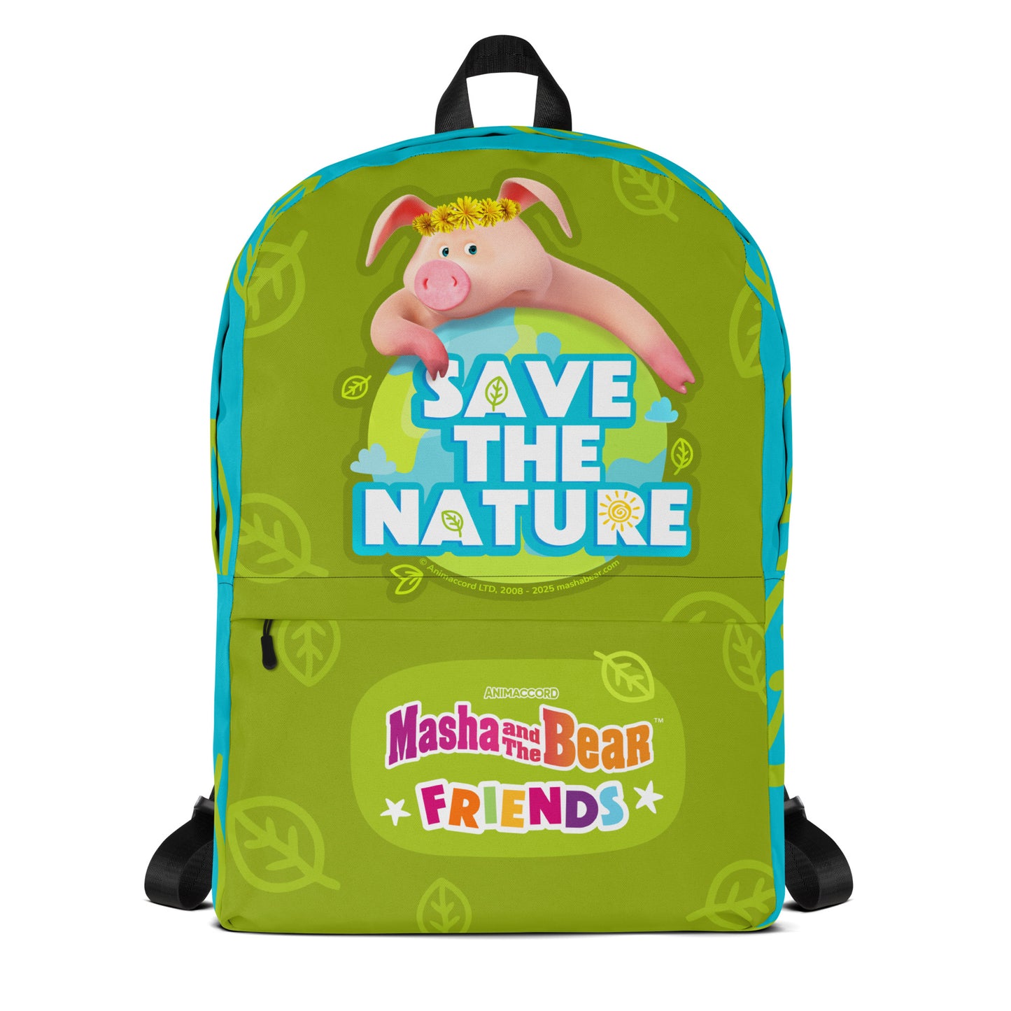 Masha and the Bear Friends Go Green! Backpack Default Title CUT-SEW
