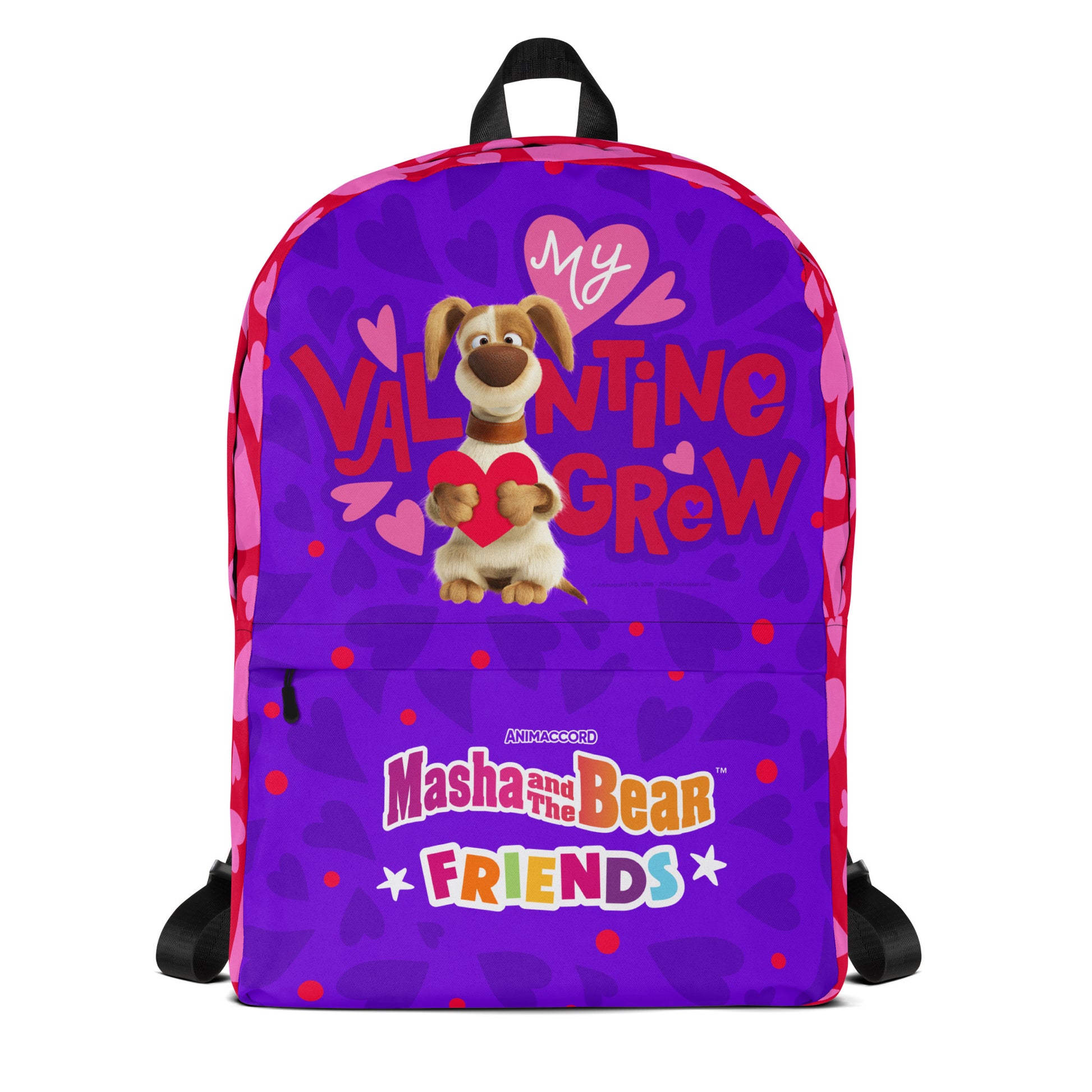 Masha and the Bear Friends Love Day Backpack Default Title CUT-SEW