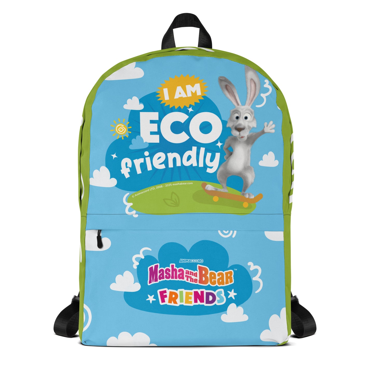 Masha and the Bear Friends Go Green! Backpack Default Title CUT-SEW