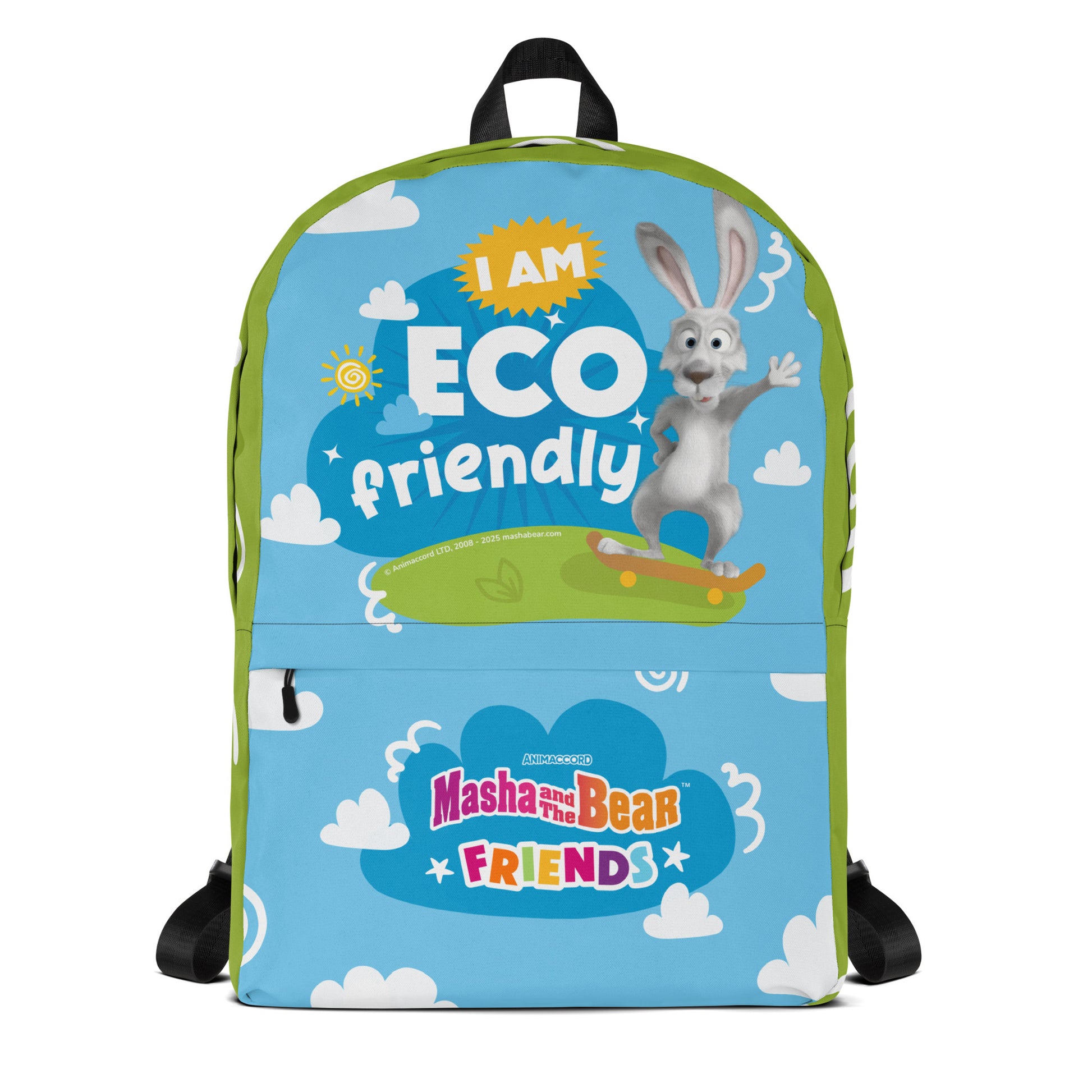 Masha and the Bear Friends Go Green! Backpack Default Title CUT-SEW