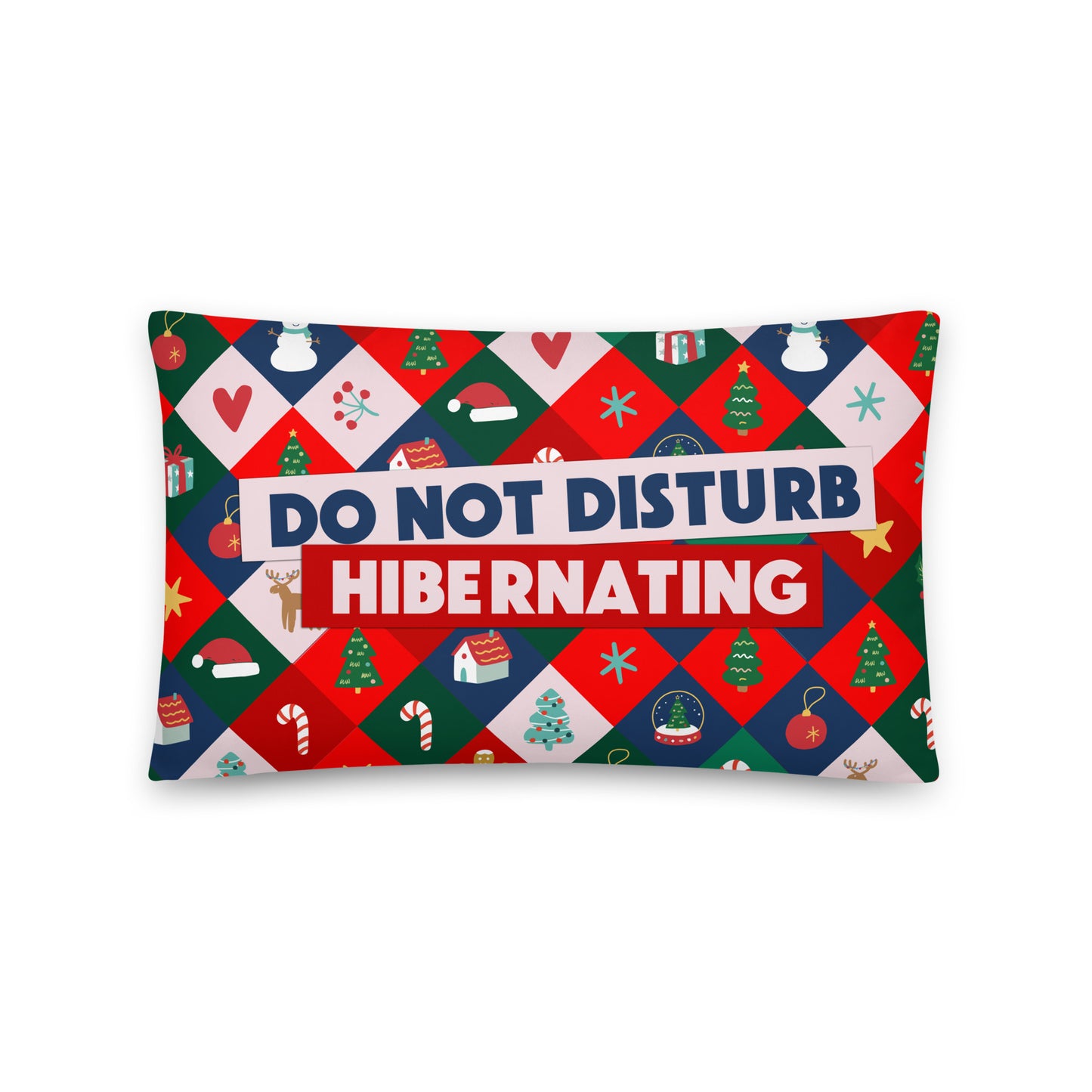 Masha and the Bear Friends Do not Disturb 20x12 Basic Pillow Default Title CUT-SEW