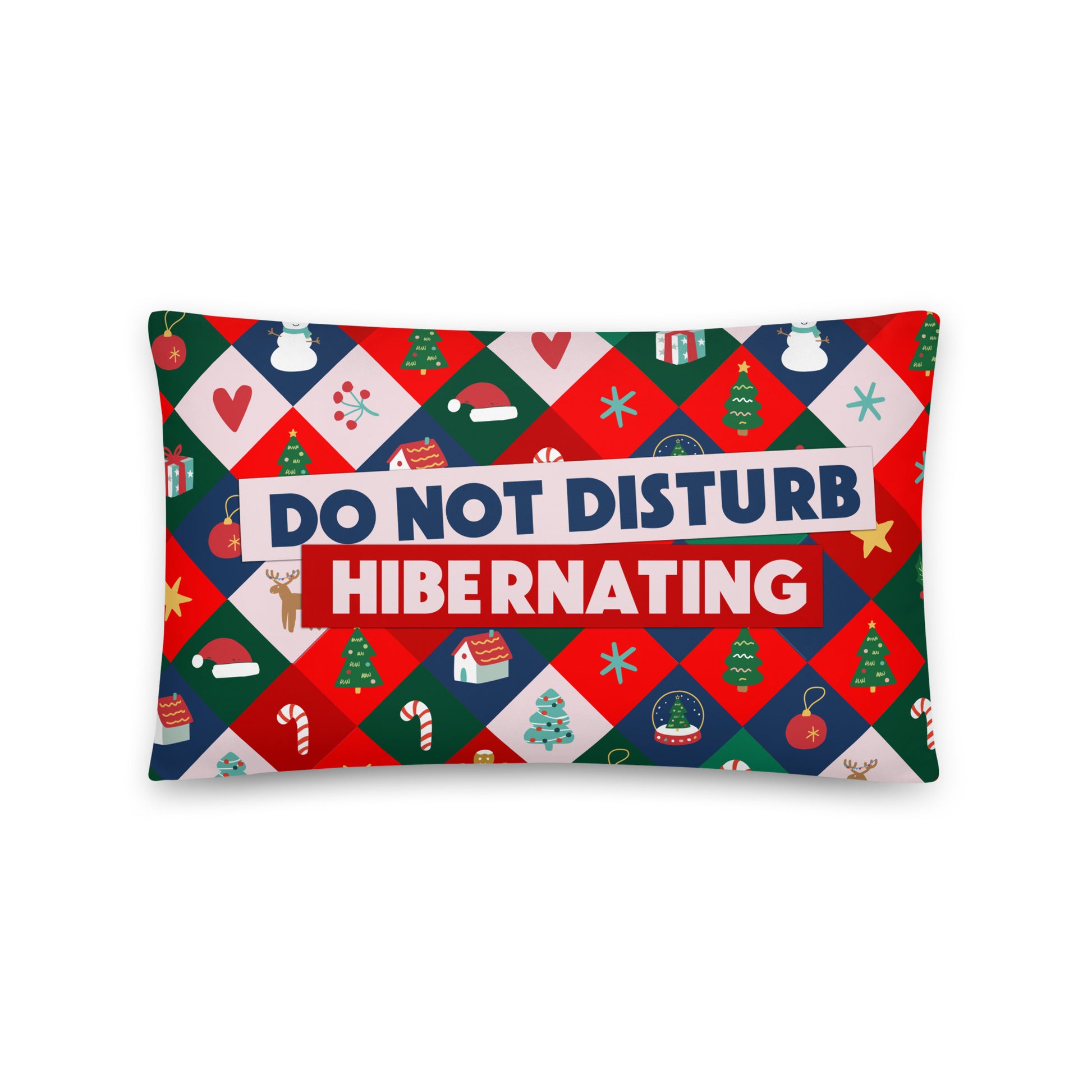 Masha and the Bear Friends Do not Disturb 20x12 Basic Pillow Default Title CUT-SEW