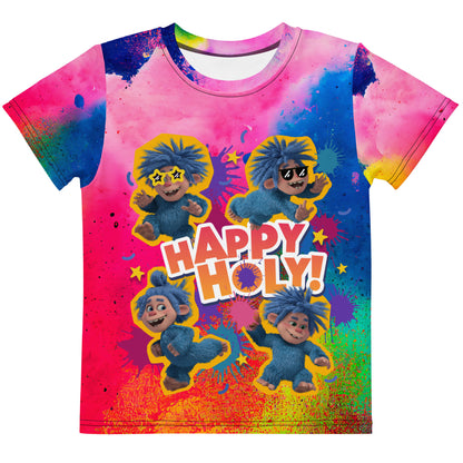 Masha and the Bear Friends Happy Holy! Kids crew neck t-shirt 7 CUT-SEW