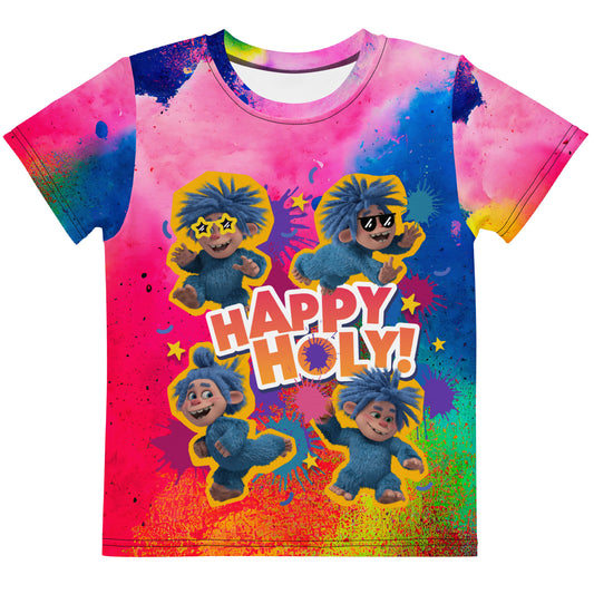 Masha and the Bear Friends Happy Holy! Kids crew neck t-shirt 7 CUT-SEW