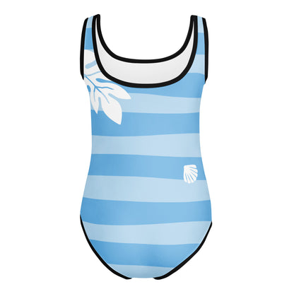 Masha and the Bear Friends Living My Best Life All-Over Print Kids Swimsuit CUT-SEW