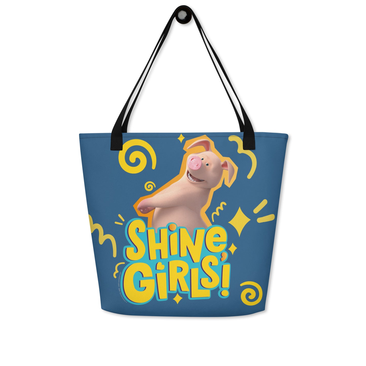 Masha and the Bear Friends For Her All-Over Print Large Tote Bag CUT-SEW