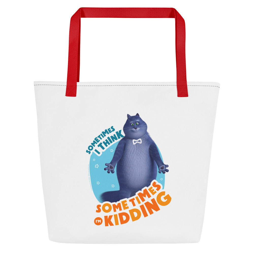 Masha and the Bear Friends: Cat All-Over Print Large Tote Bag CUT-SEW