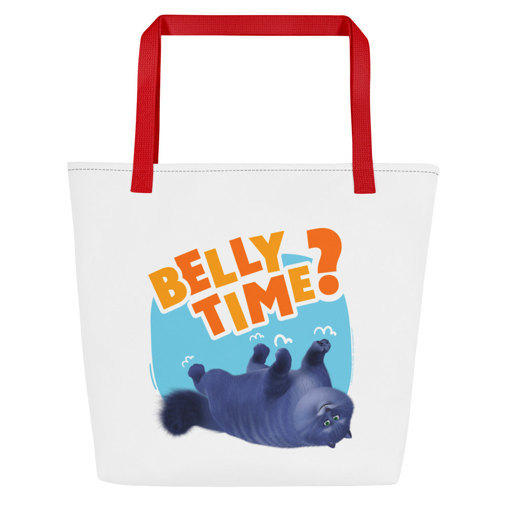 Masha and the Bear Friends: Cat All-Over Print Large Tote Bag CUT-SEW