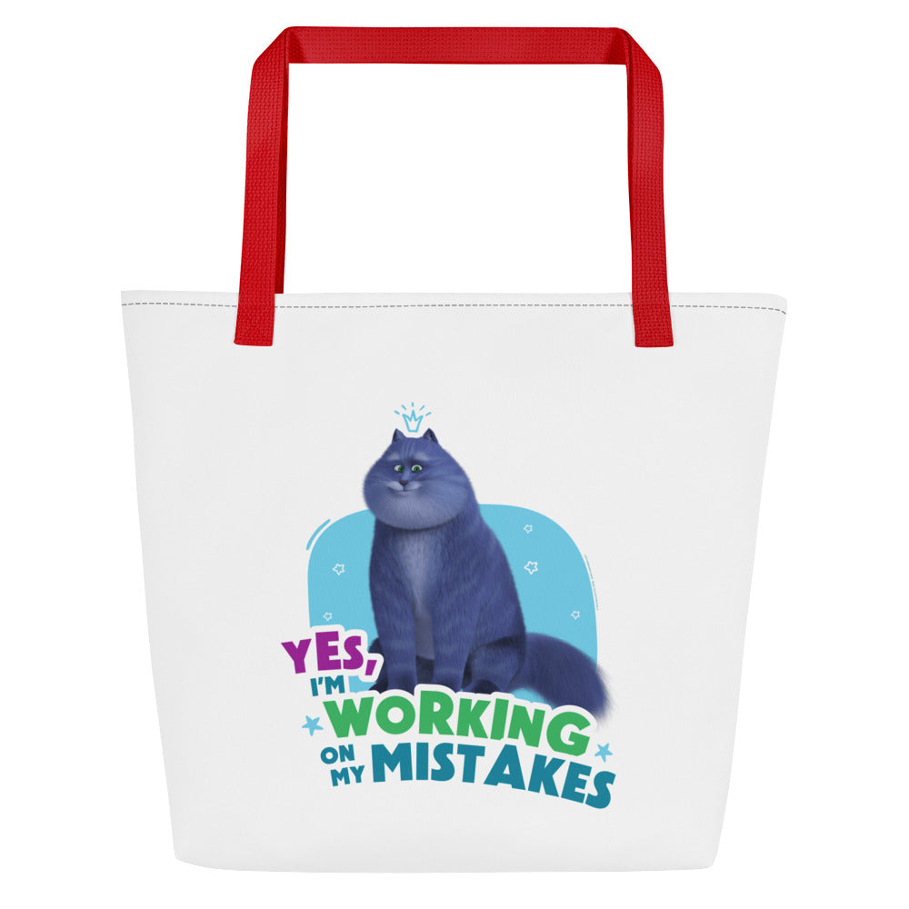 Masha and the Bear Friends: Cat All-Over Print Large Tote Bag CUT-SEW