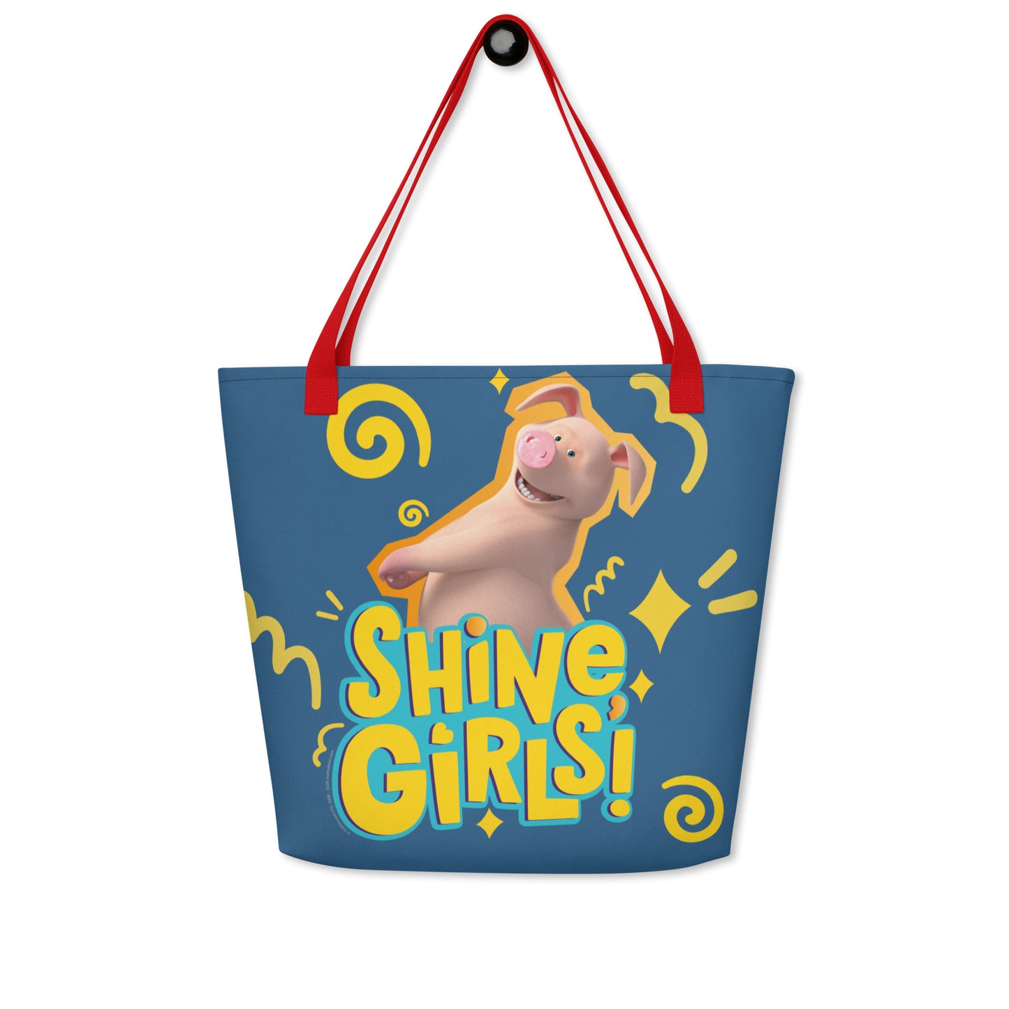 Masha and the Bear Friends For Her All-Over Print Large Tote Bag CUT-SEW