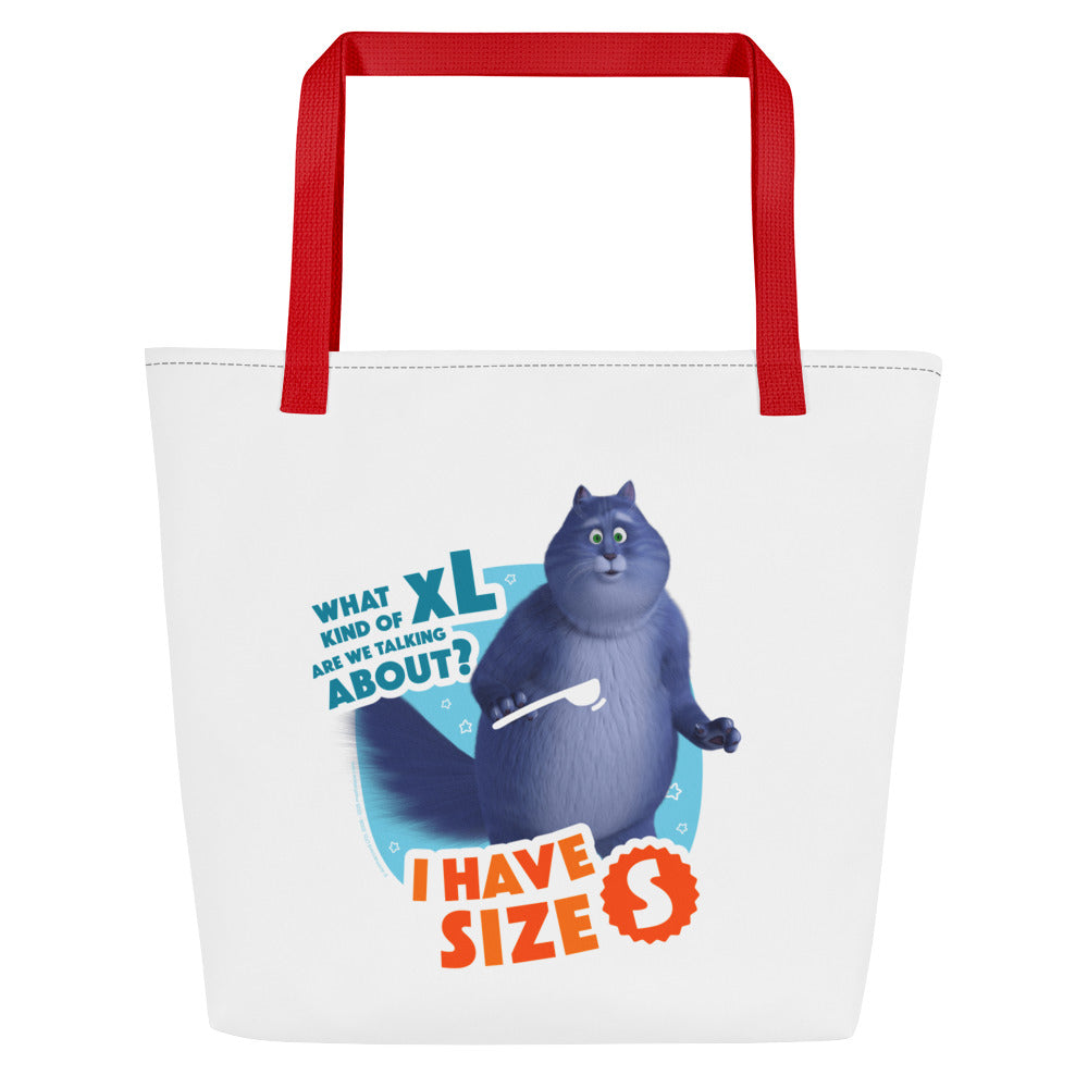 Masha and the Bear Friends: Cat All-Over Print Large Tote Bag Red CUT-SEW