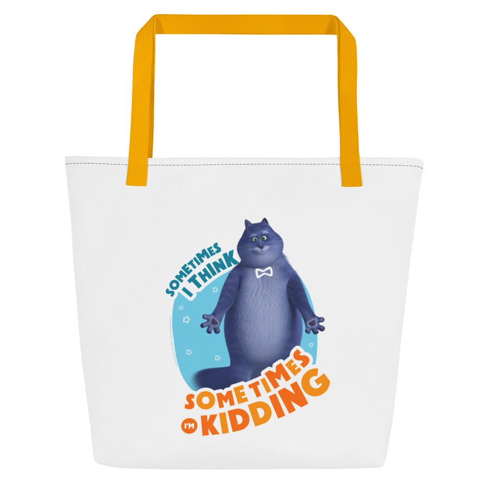 Masha and the Bear Friends: Cat All-Over Print Large Tote Bag CUT-SEW