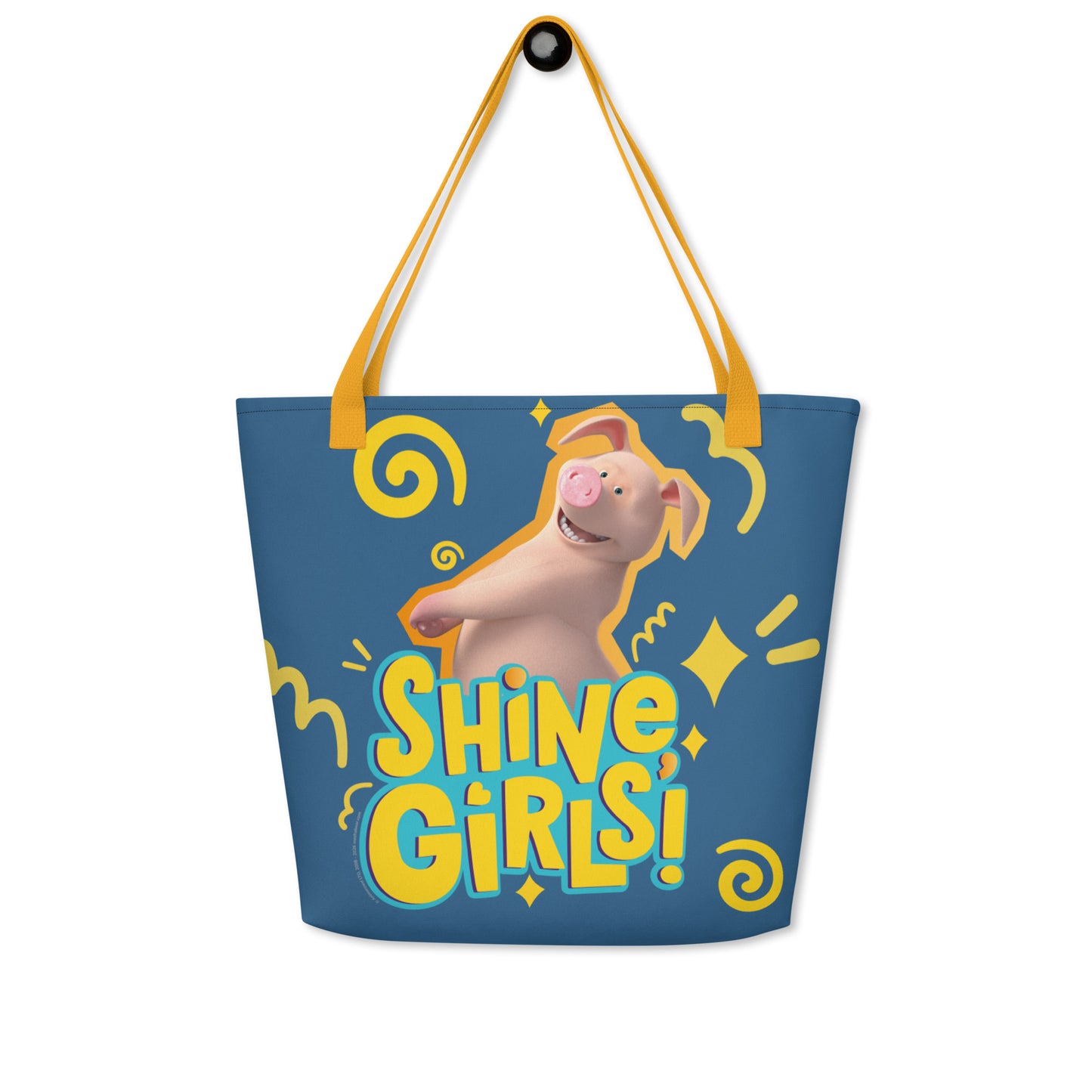 Masha and the Bear Friends For Her All-Over Print Large Tote Bag CUT-SEW