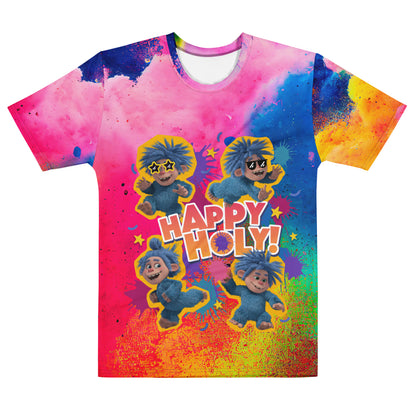Masha and the Bear Friends Happy Holy Men's t-shirt CUT-SEW