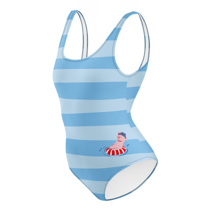 Masha and the Bear Friends Ocean One-Piece Swimsuit CUT-SEW
