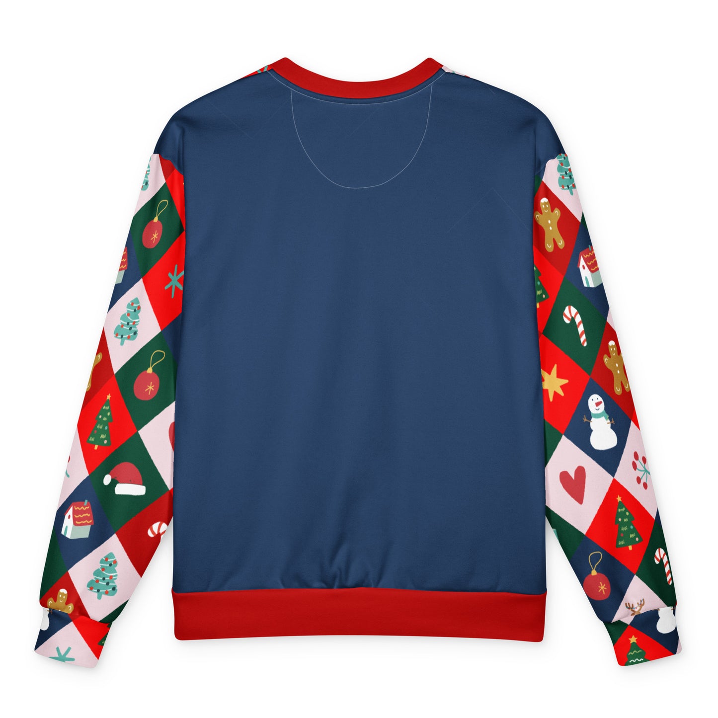Masha and the Bear Friends Christmas Pattern Oversized cotton sweatshirt DIRECT-TO-FABRIC