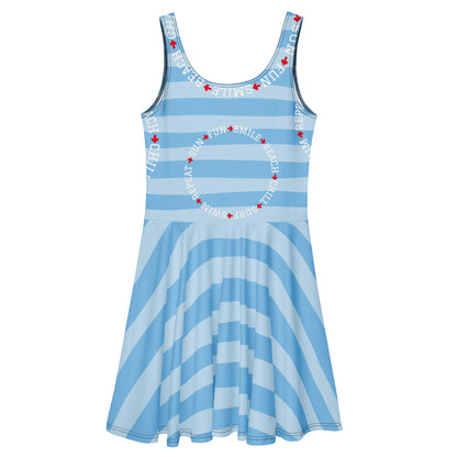Masha and the Bear Friends Sleep, Swim, Repeat Skater Dress CUT-SEW