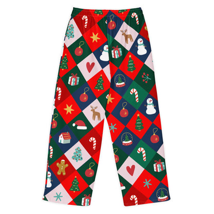 Masha and the Bear Friends Christmas Cotton Wide-Leg Pants 6XL DIRECT-TO-FABRIC