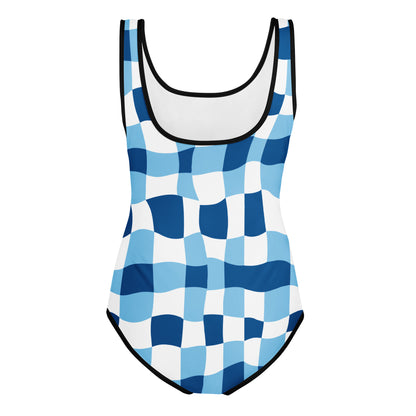 Masha and the Bear Friends Ocean All-Over Print Youth Swimsuit CUT-SEW