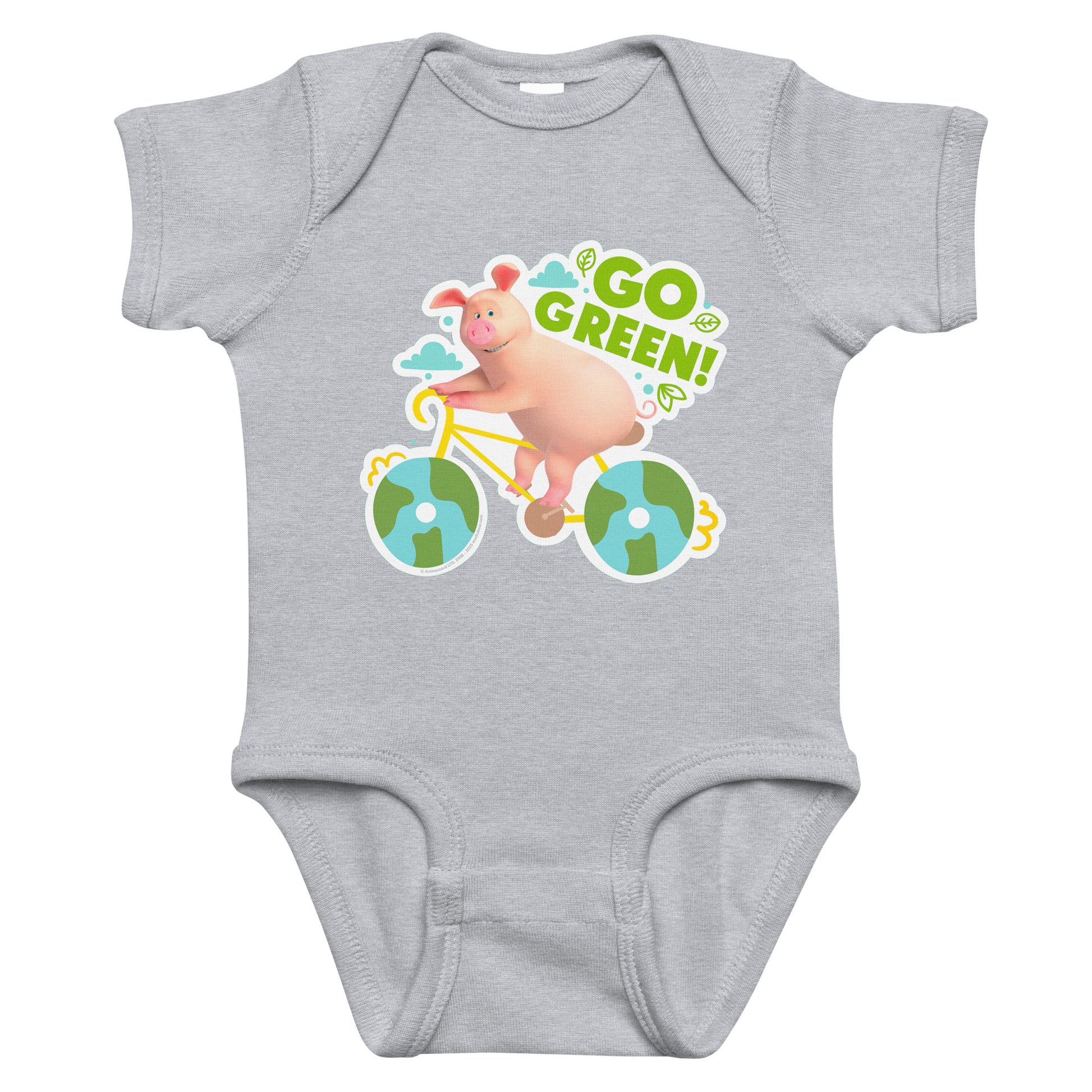 Masha and the Bear Friends Go Green! Infant bodysuit Heather T-SHIRT