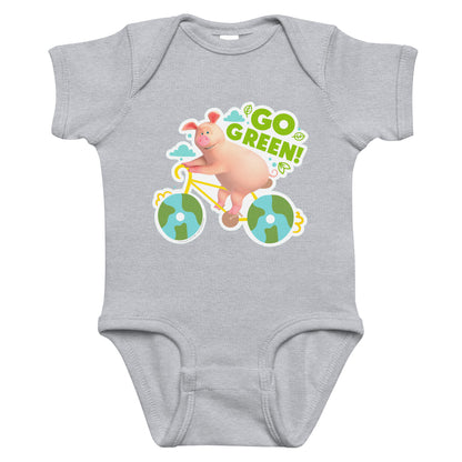Masha and the Bear Friends Go Green! Infant bodysuit Heather T-SHIRT