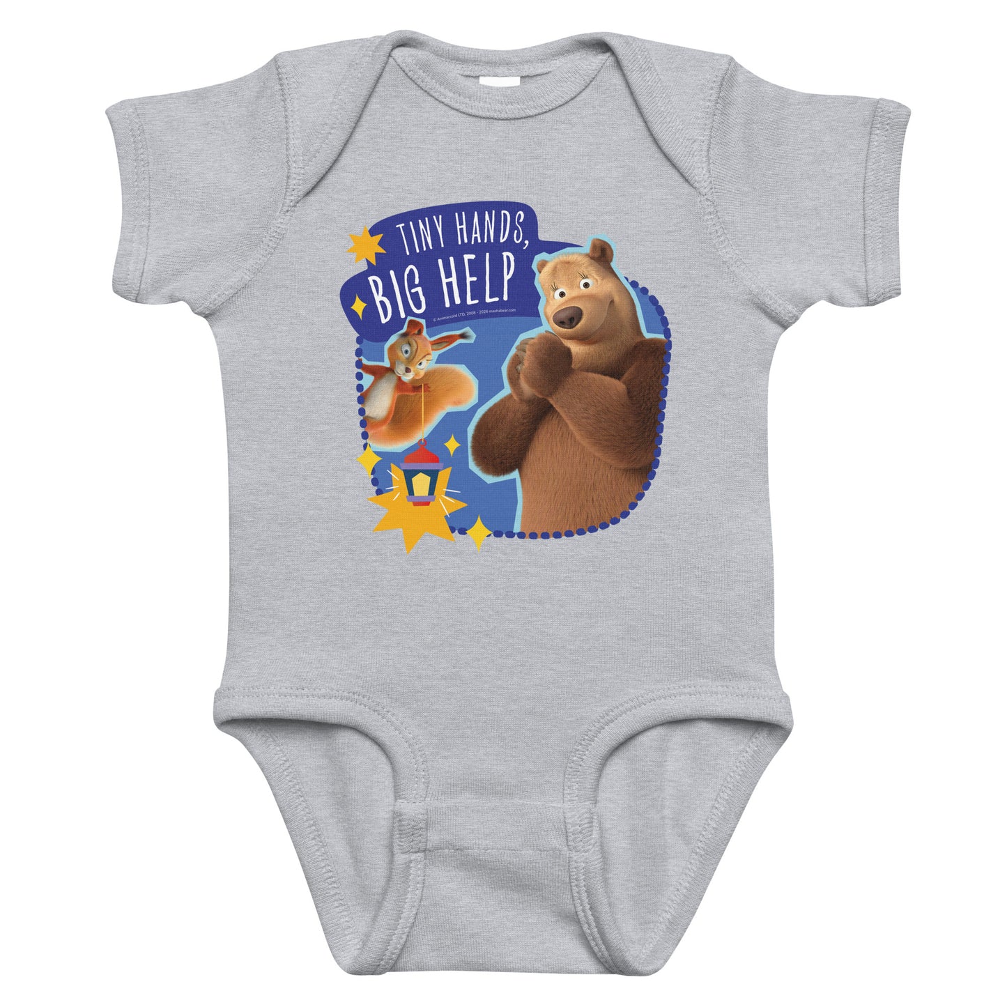 Masha and the Bear Friends Ramadan Infant bodysuit Heather T-SHIRT