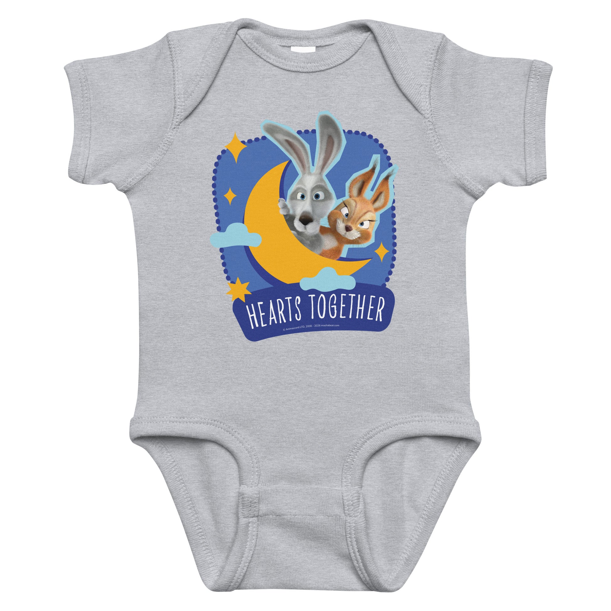 Masha and the Bear Friends Ramadan Infant bodysuit Heather T-SHIRT