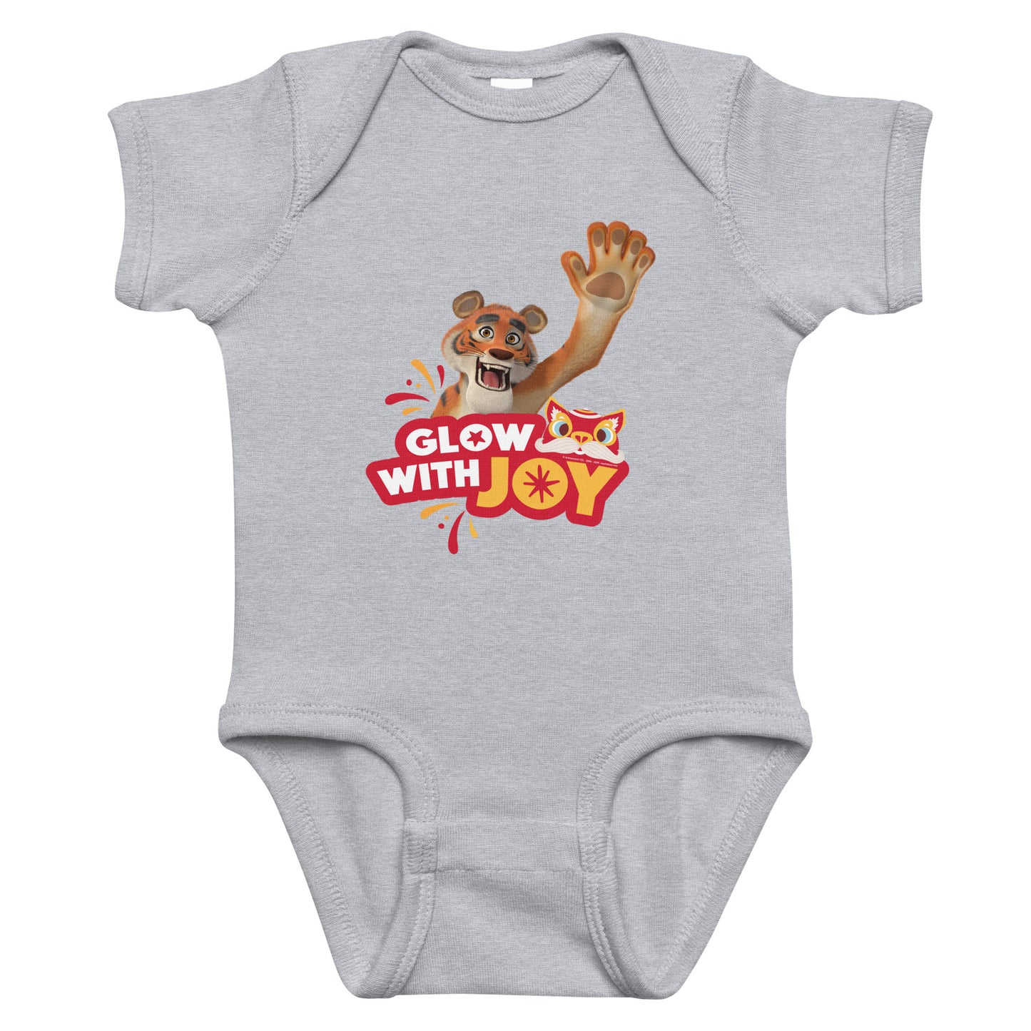 Masha and the Bear Friends Lunar Horse Infant bodysuit Heather T-SHIRT