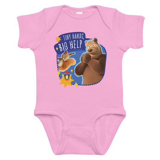 Masha and the Bear Friends Ramadan Infant bodysuit Pink T-SHIRT