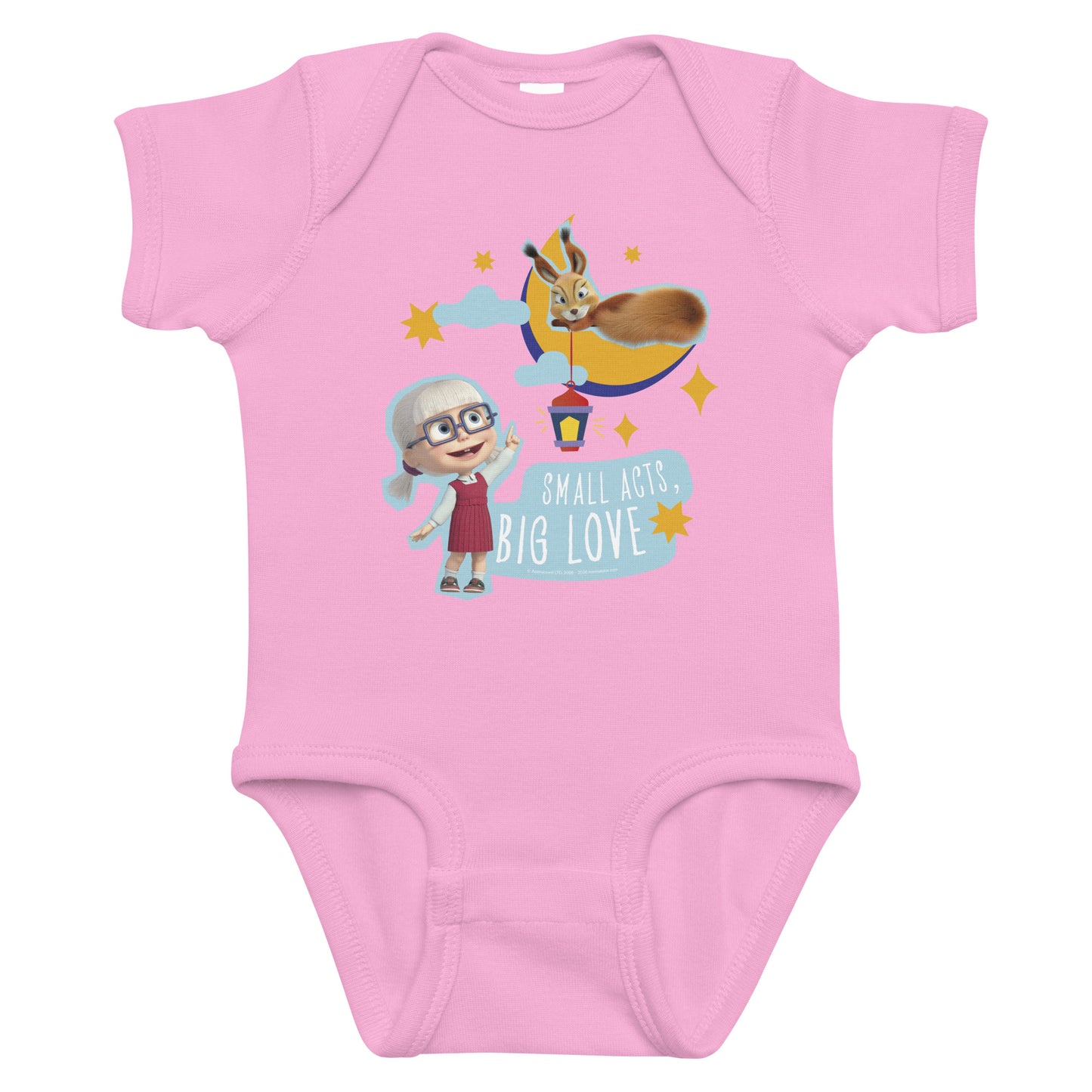 Masha and the Bear Friends Ramadan Infant bodysuit Pink T-SHIRT