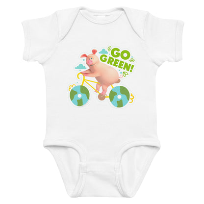 Masha and the Bear Friends Go Green! Infant bodysuit White T-SHIRT