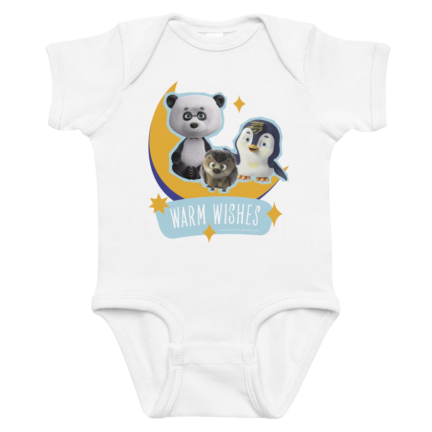 Masha and the Bear Friends Ramadan Infant bodysuit White T-SHIRT
